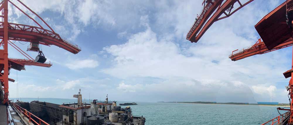 Coal Ships at harbour