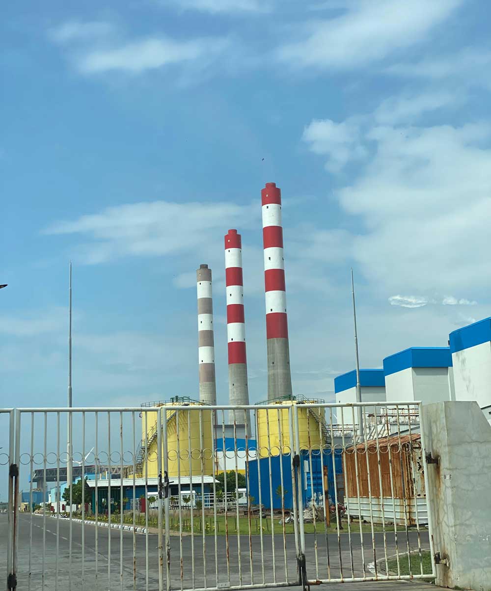 Lakvijaya Power Plant located in Norochcholai, Puttalam